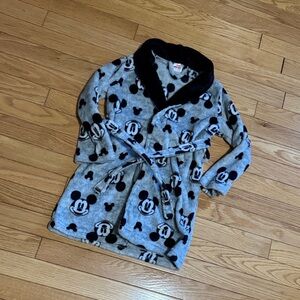 Gray Mickey Mouse Robe